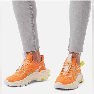 Sorel Orange and White Women's Sneakers